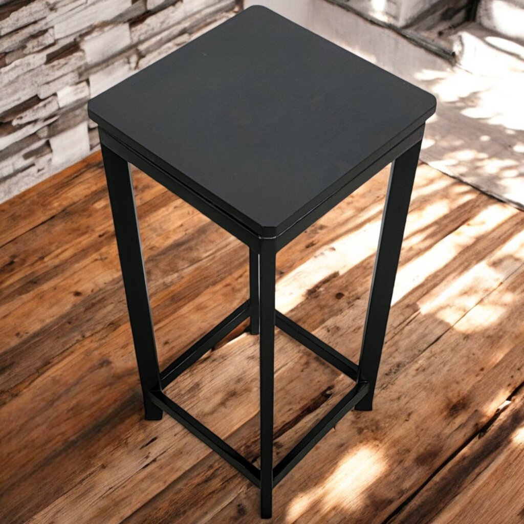 5969 Tall Black Accent Table