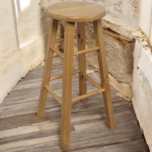 5985 Natural Wood Barstool