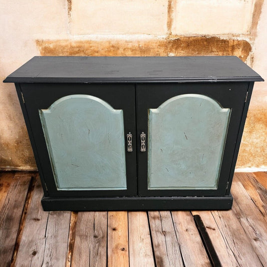 6088 Black and Robin's Egg Blue Cabinet