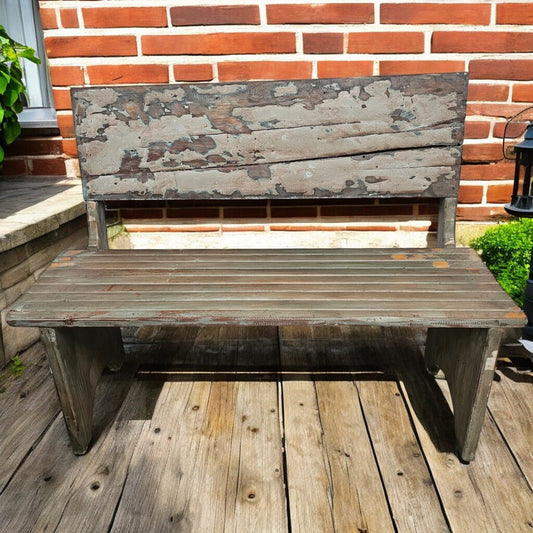 6090 Rustic Front Porch Bench