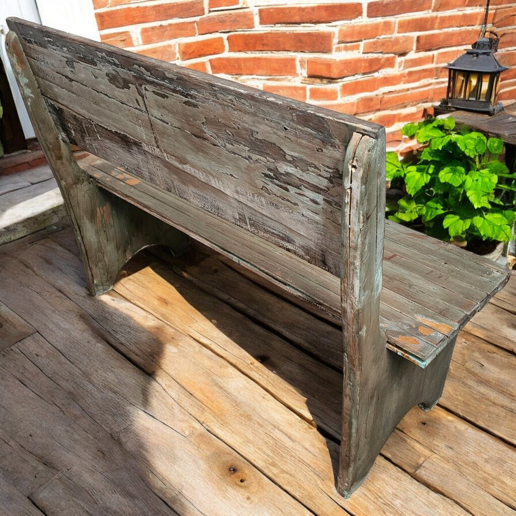 6090 Rustic Front Porch Bench