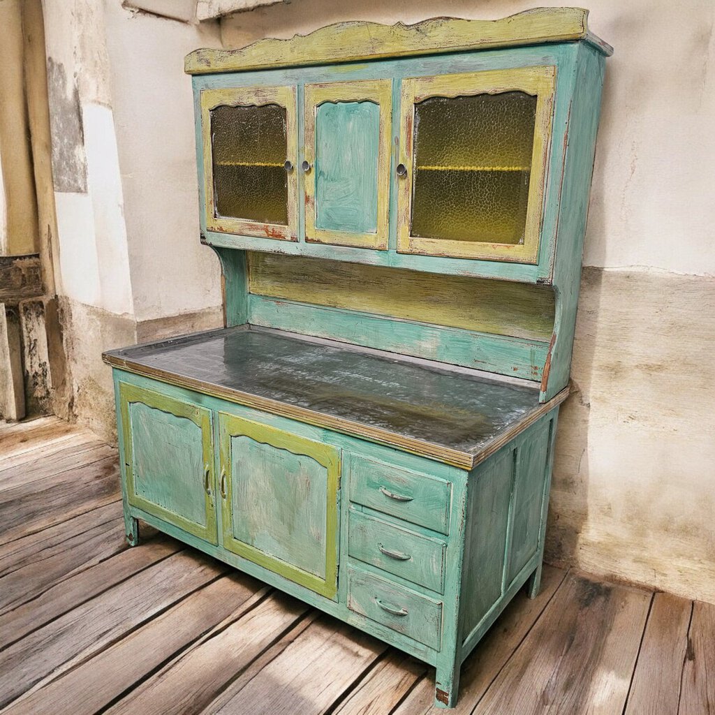 6091 Whimsical Hoosier Cabinet Buffet