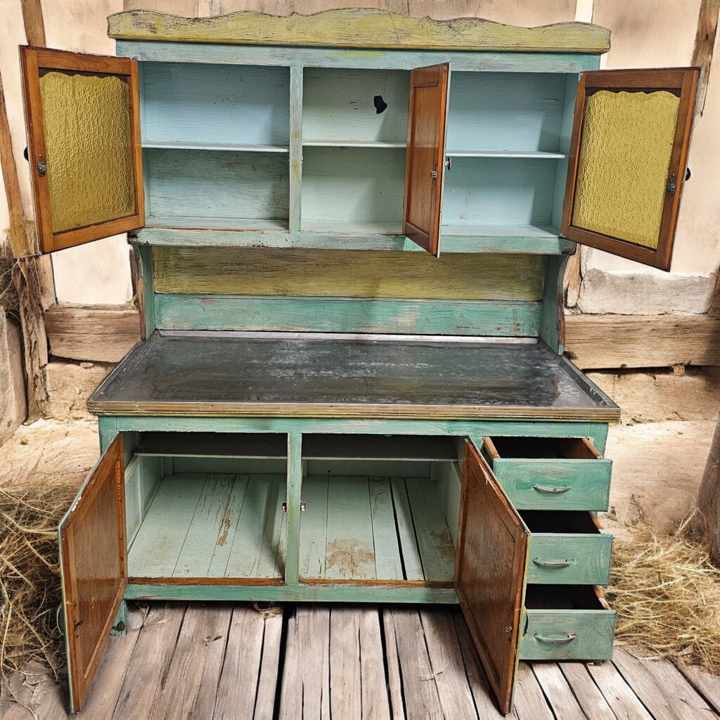 6091 Whimsical Hoosier Cabinet Buffet