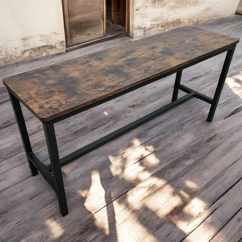 6099 Industrial Wood and Metal #Bench