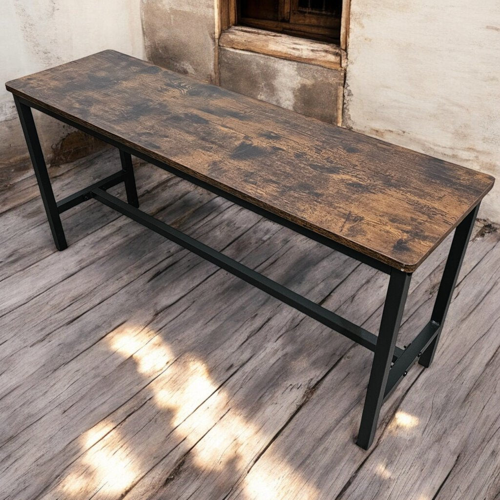 6099 Industrial Wood and Metal #Bench