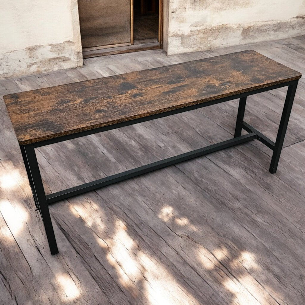 6099 Industrial Wood and Metal #Bench