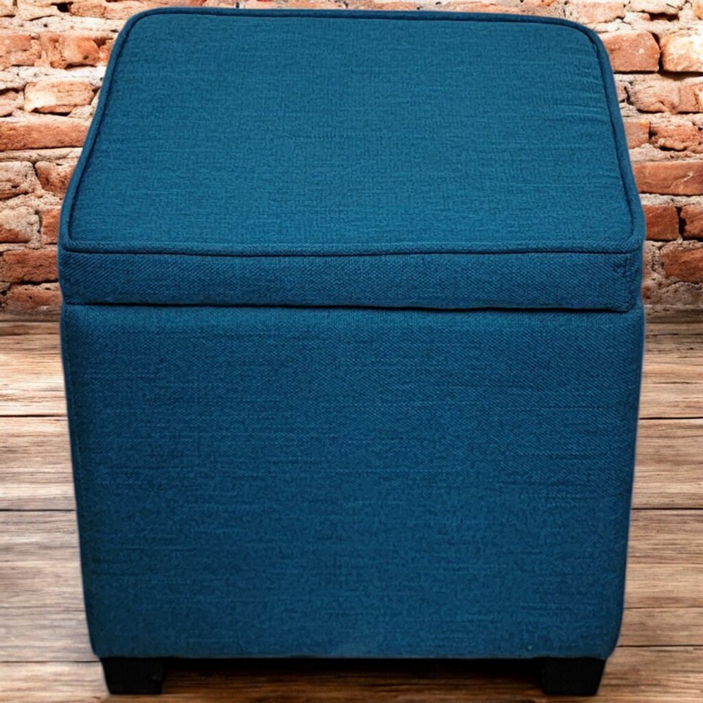 6131 Cerulean Storage Ottoman