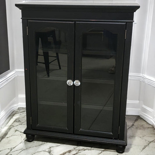 6142 Black Glam 4 Shelf #Cabinet