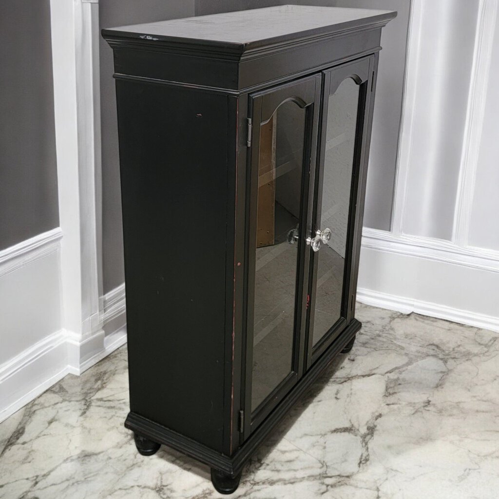 6142 Black Glam 4 Shelf #Cabinet