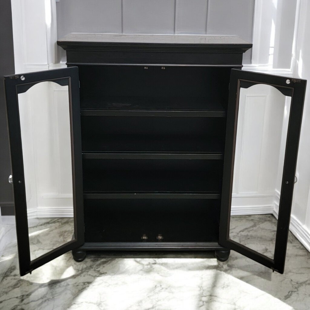 6142 Black Glam 4 Shelf #Cabinet