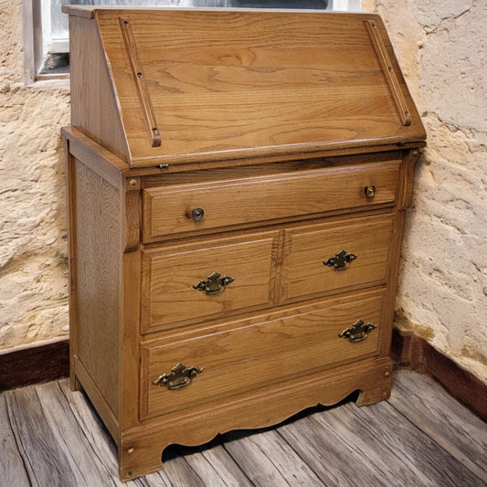 6150 Colonial Oak Secretary #Desk