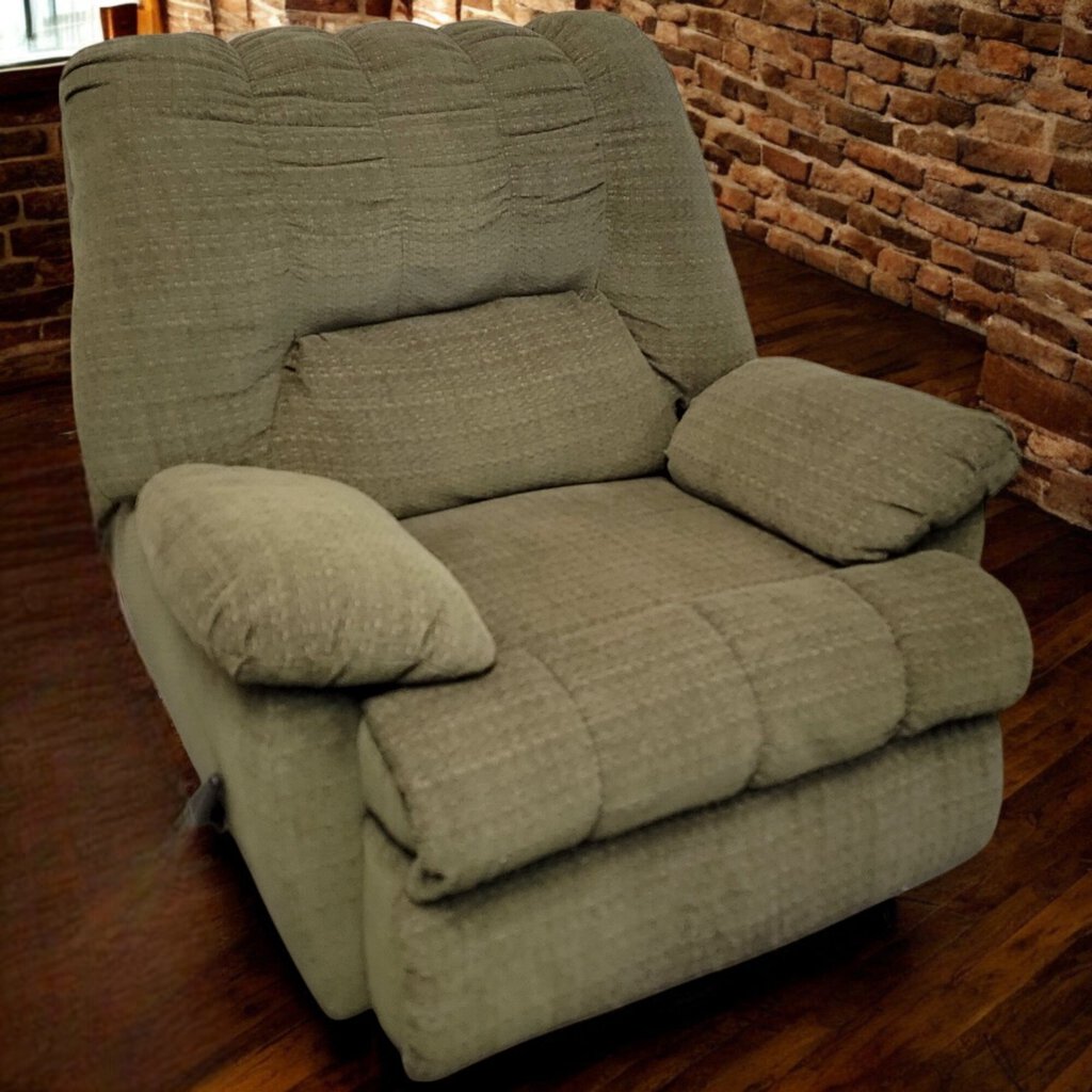 6156 Over Stuffed Olive Rocker Recliner