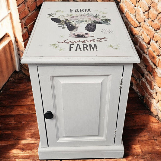 6196 Artistic White Farmhouse #Table