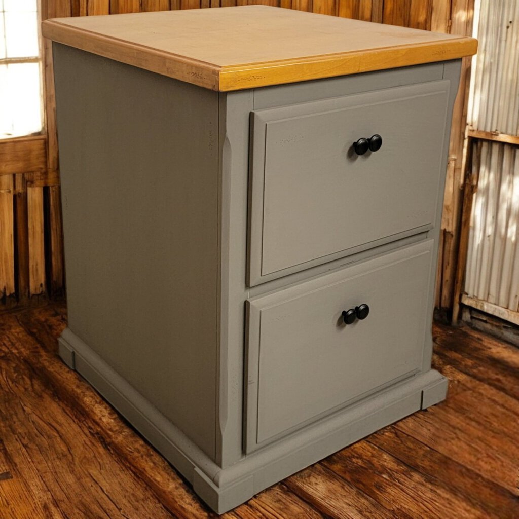 6249 Maple and Gray 2 Drawer Oversized Filing #Cabinet