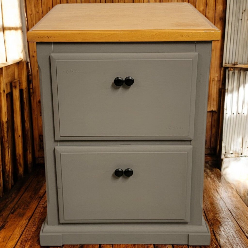 6249 Maple and Gray 2 Drawer Oversized Filing #Cabinet