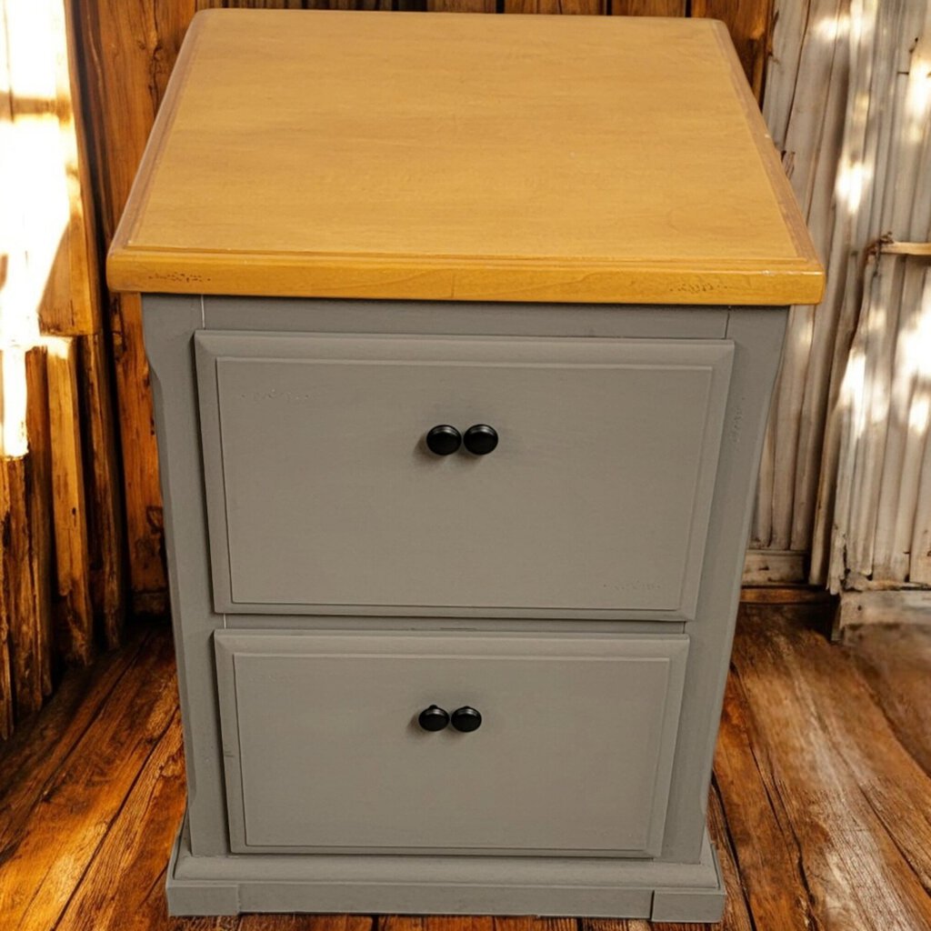 6249 Maple and Gray 2 Drawer Oversized Filing #Cabinet