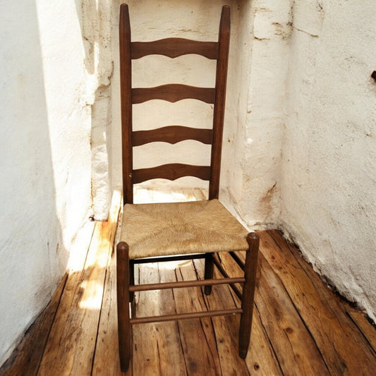 6333 Rush Seat Ladder Back Chair