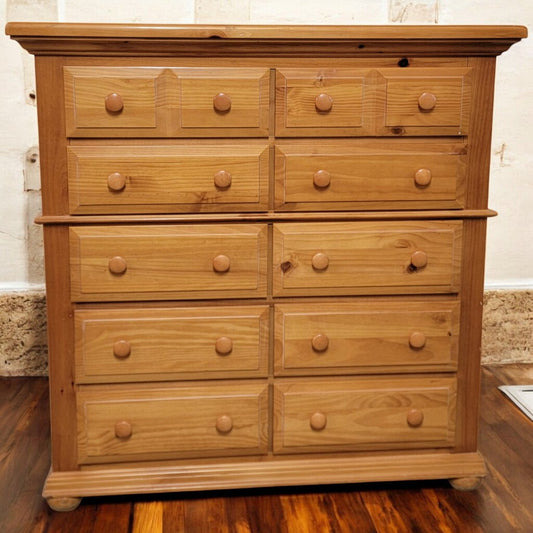 6346 Bassett Furniture 10 Drawer Mule Chest