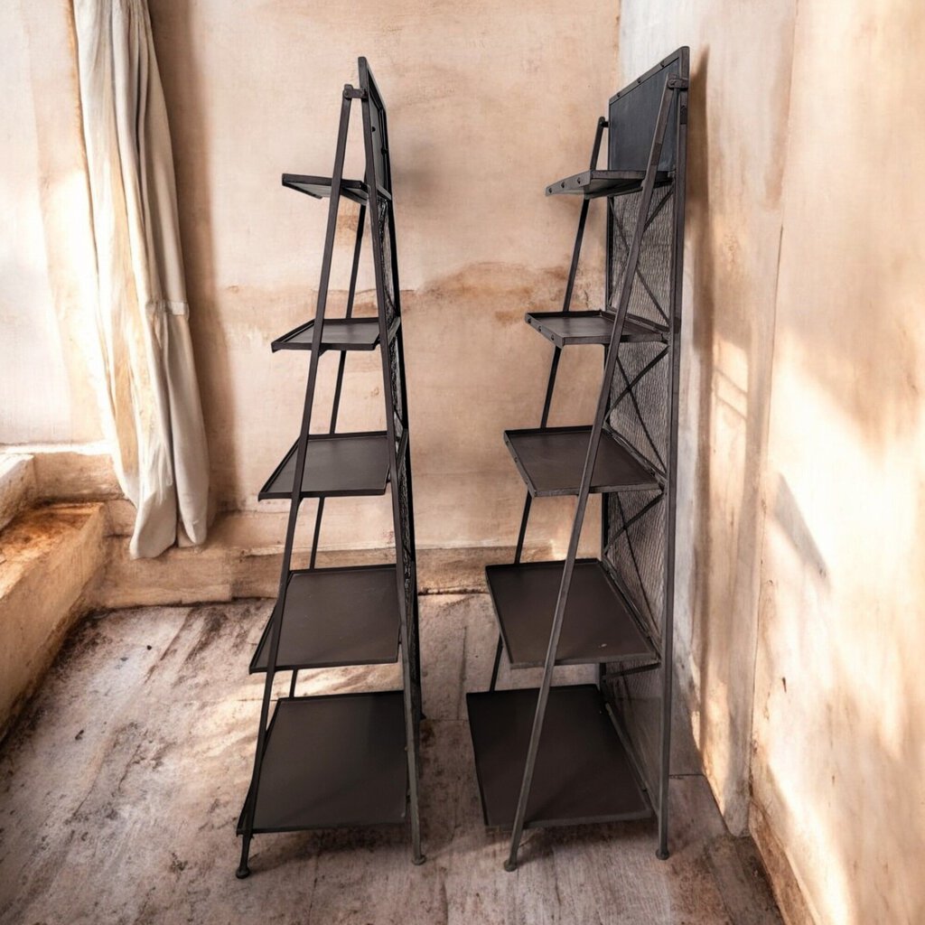 6419-6420 Industrial Farmhouse Folding Shelf
