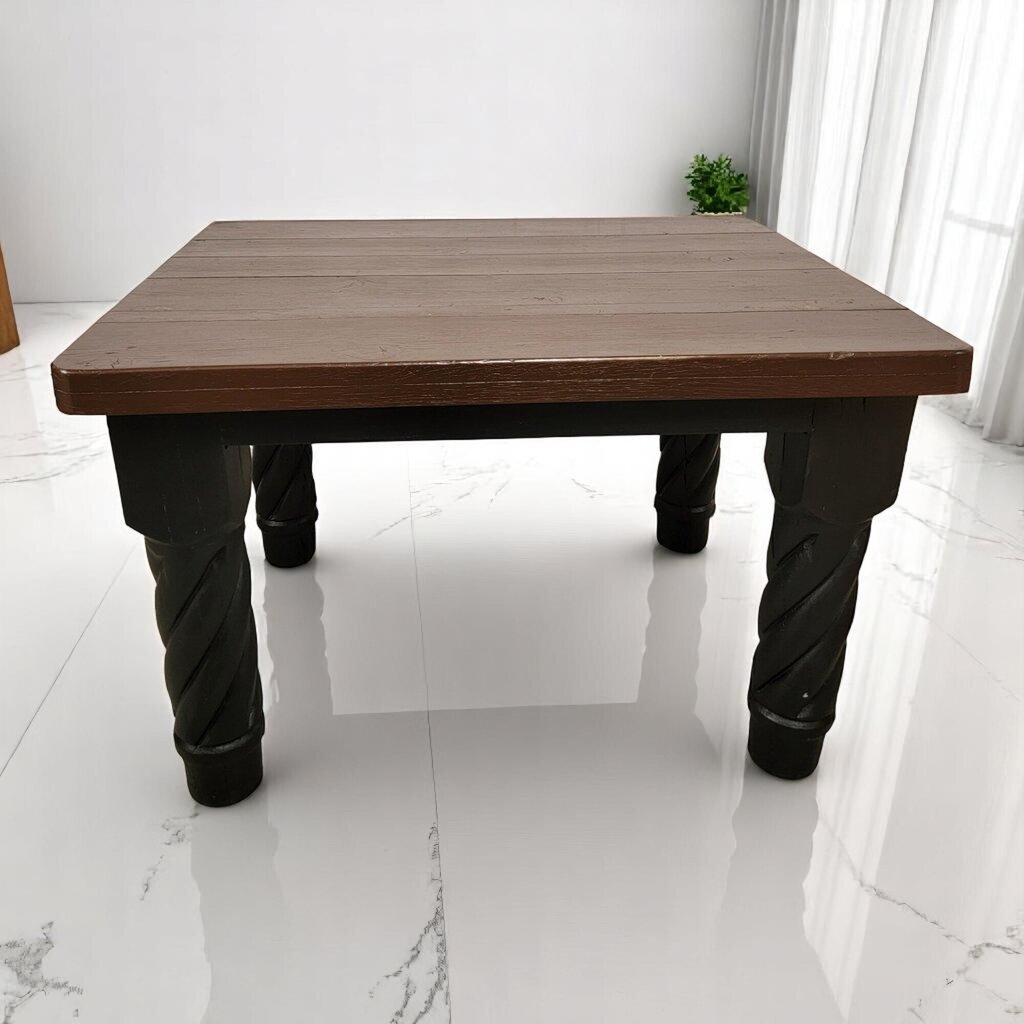 6635 Chunky Farmhouse Wood Slab Dining #Table