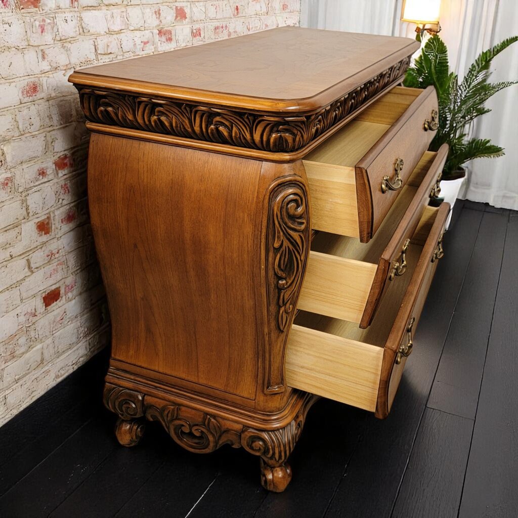 6647 Ornate Old World 3 Drawer #Chest