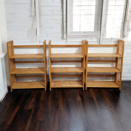 6689-6691 Mission Style Stackable Folding #Shelf