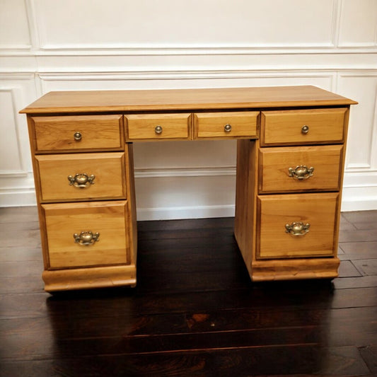 6720 Solid Wood 7 Drawer Student #Desk