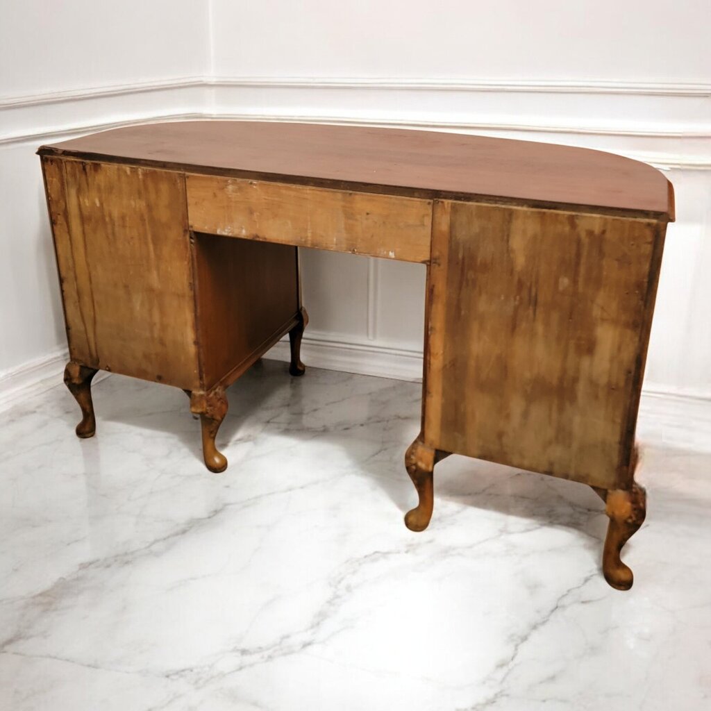 6724 Antique Victorian Cherry 7 Drawer #Desk/ Vanity