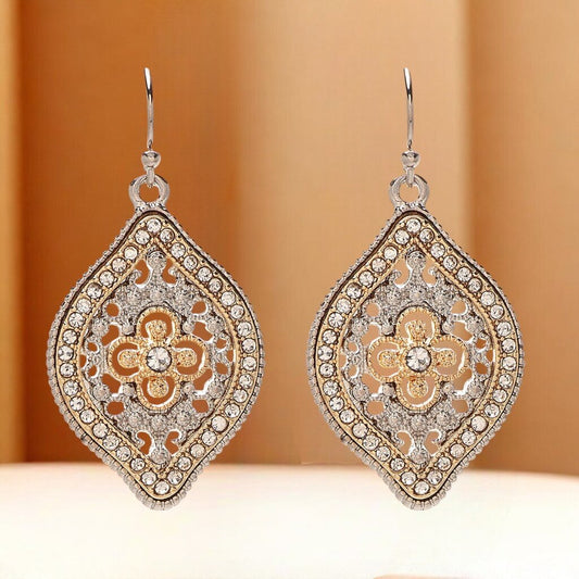 Cry Filigree Ellipse Earring Used JEWELRY *Wholesale*