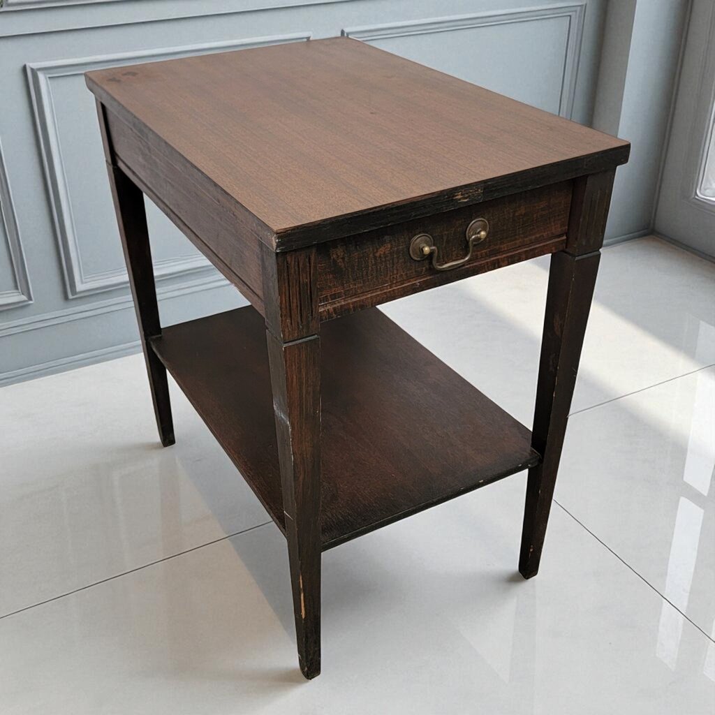 6974 Vintage Mid Century Maple Side #Table