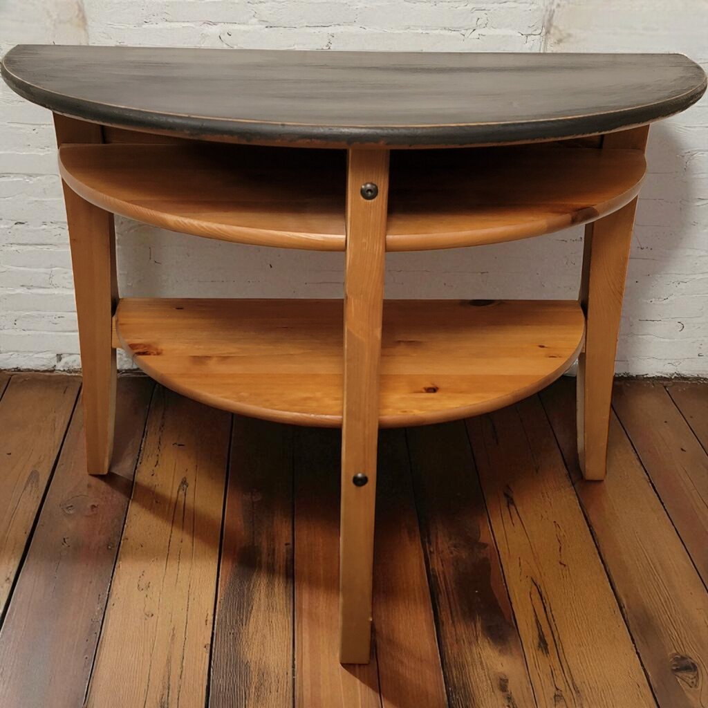 7006 Half Moon 3 Tier Accent Table