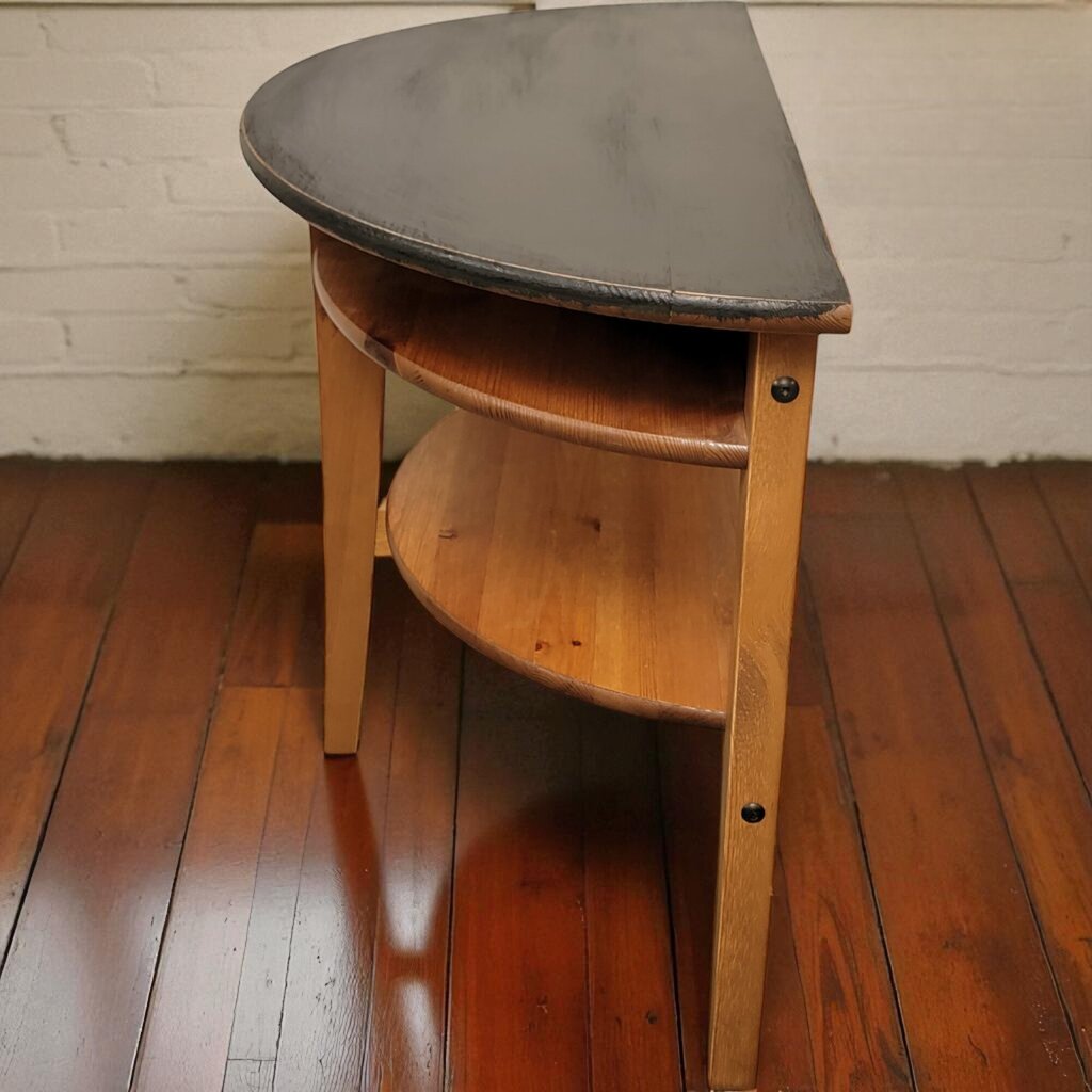 7006 Half Moon 3 Tier Accent Table