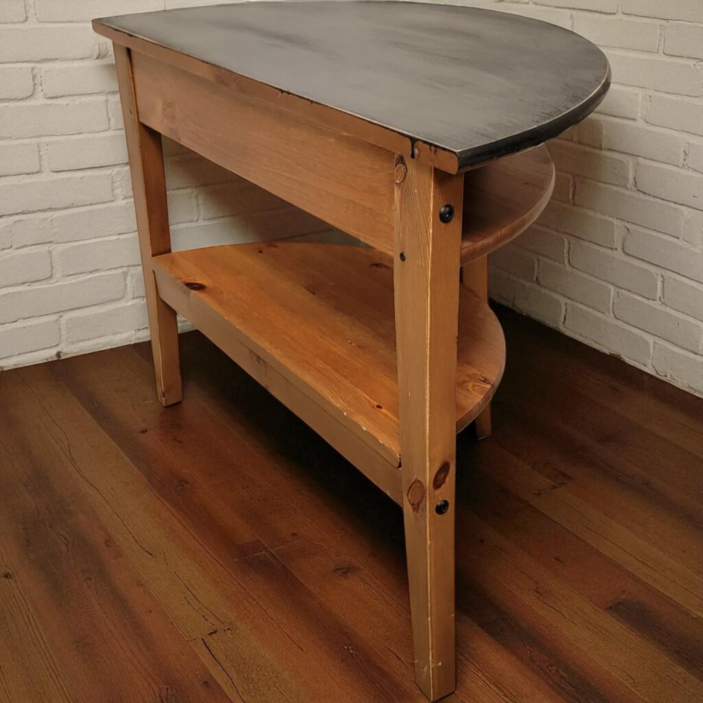 7006 Half Moon 3 Tier Accent Table