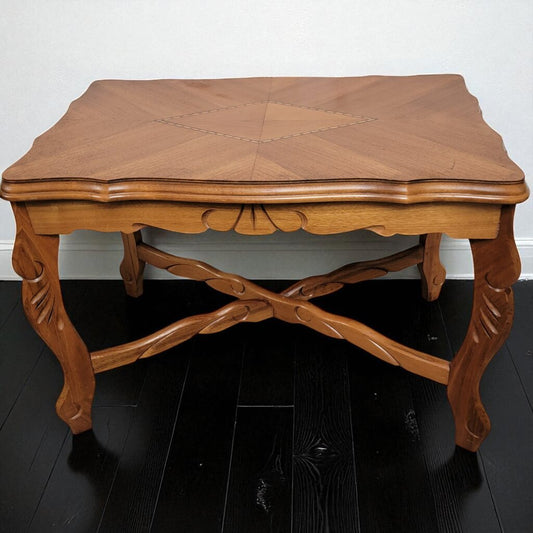 7013 Antique Inlaid Top Side #Table Used Furniture