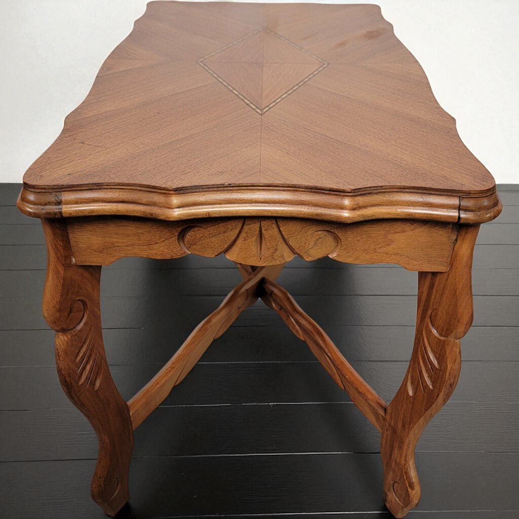 7013 Antique Inlaid Top Side #Table