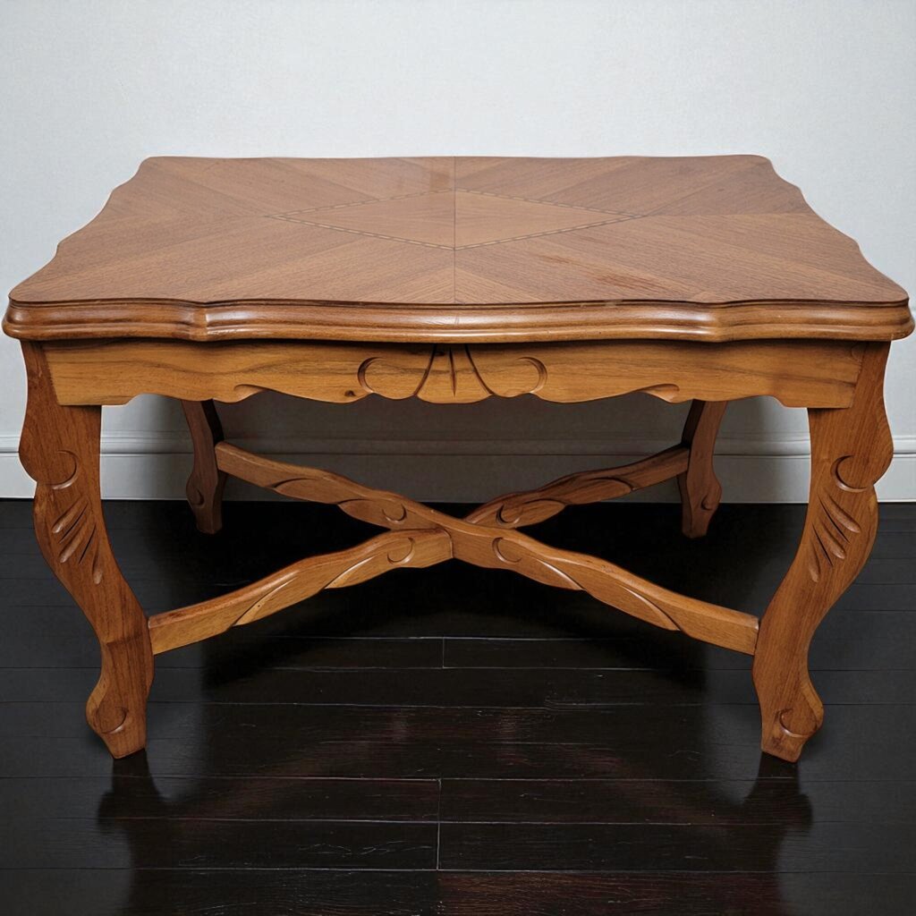 7013 Antique Inlaid Top Side #Table