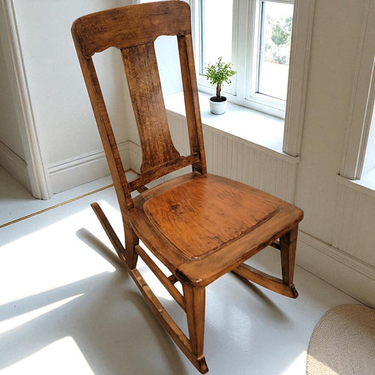 7017 Antique Tigerwood Rocking #Chair