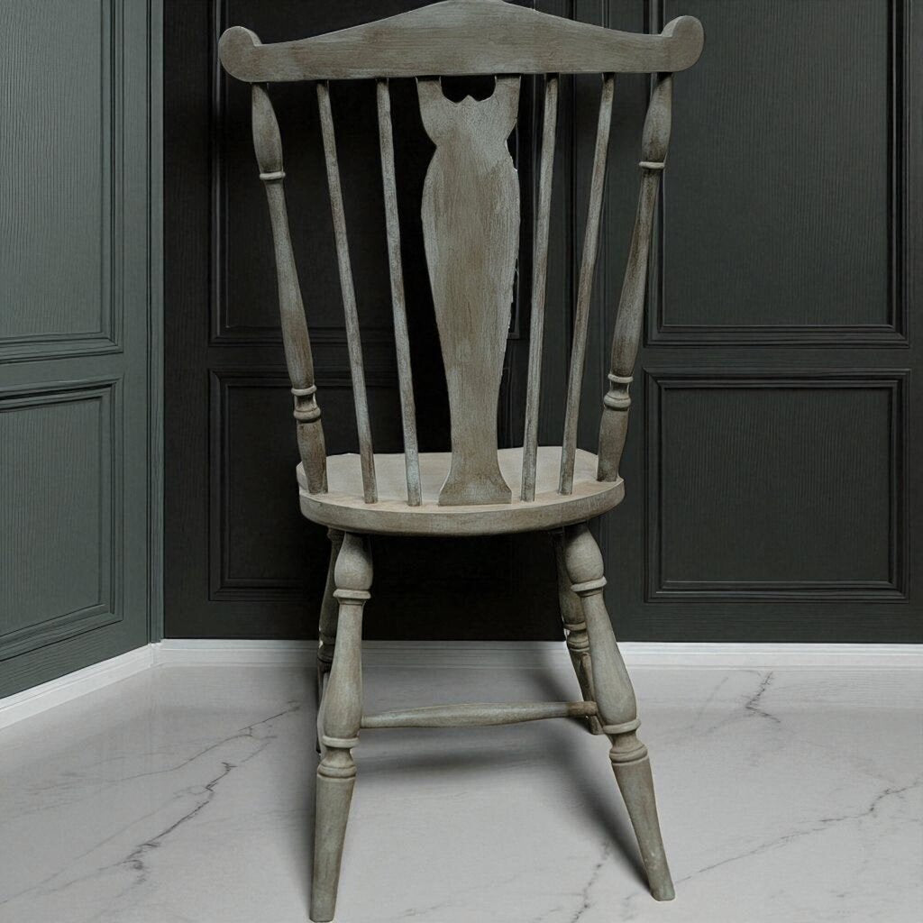 7030 Shabby Gray Farmhouse Accent #Chair