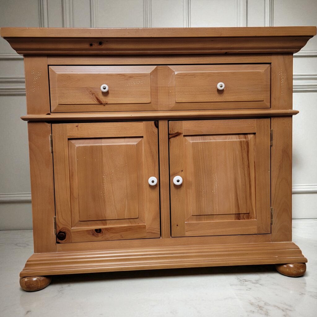 7046 Broyhill Kitchen Tile Top #Buffet with Ceramic Knobs