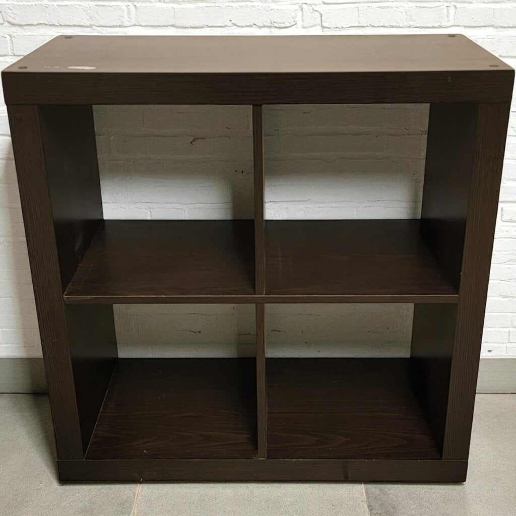 7085 4 Cubby Black Shelf