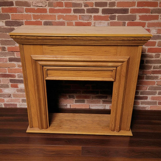 7107 Oak Fireplace #Mantle- Free Standing