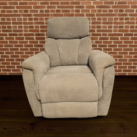 7108 Gray Upholstered Rocker #Recliner Used ~ Furniture