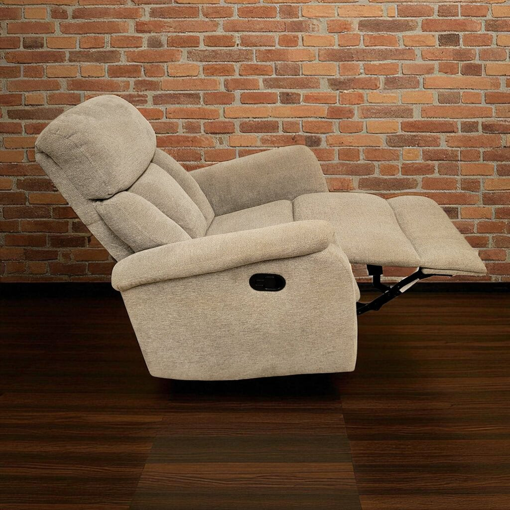7108 Gray Upholstered Rocker #Recliner ~ Furniture