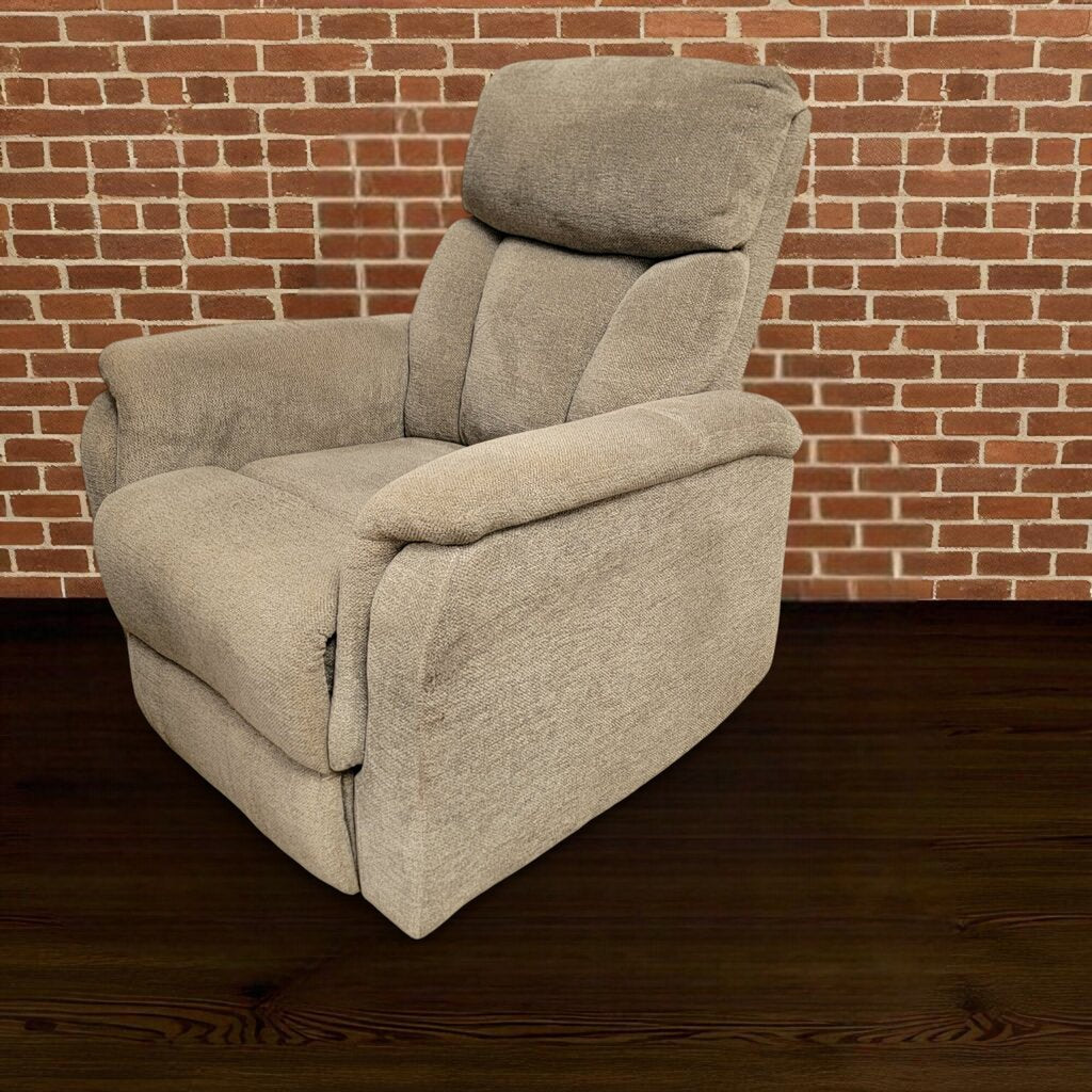 7108 Gray Upholstered Rocker #Recliner ~ Furniture