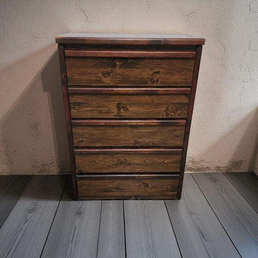 7117 Dark Oak 5 Drawer #Chest