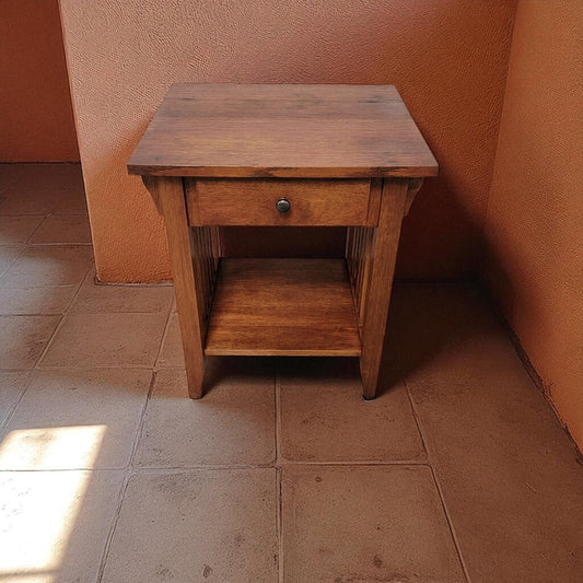 7124 Mission Style Side Table with Drawer