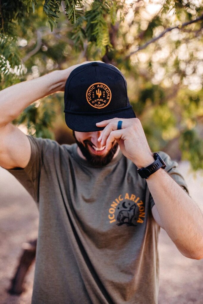 ICONIC ARIZONA- "THE SHOP" Rope Unstructured Hat Handbags, Hats, Sunglasses & Accessories