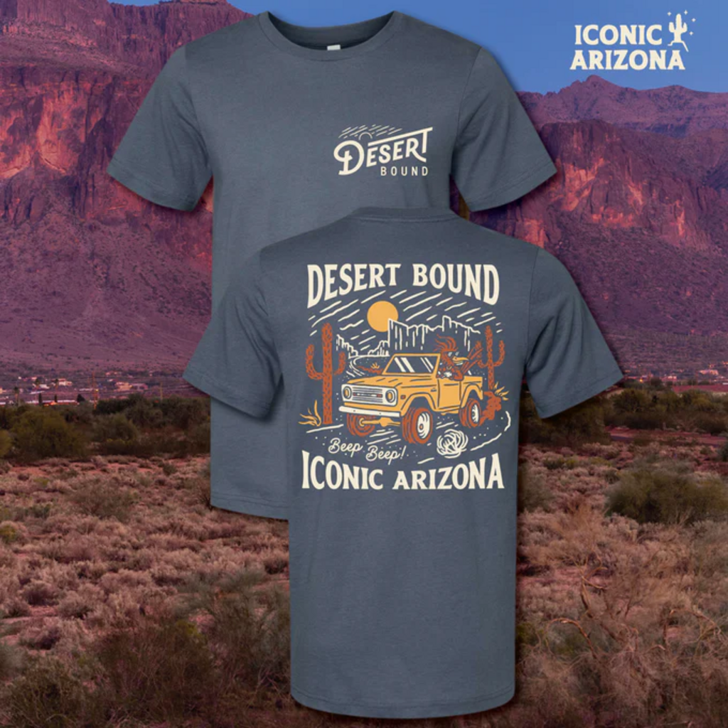 ICONIC ARIZONA - Desert Bound T-Shirt Small New Apparel (New)