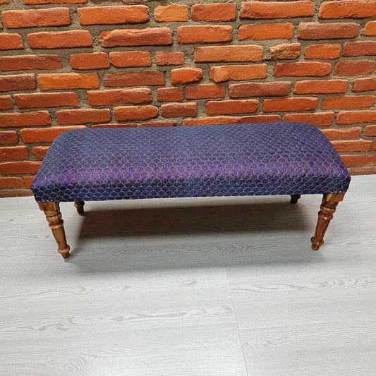 7141 New Upholstered Quilted Ottoman #Bench Used Furniture