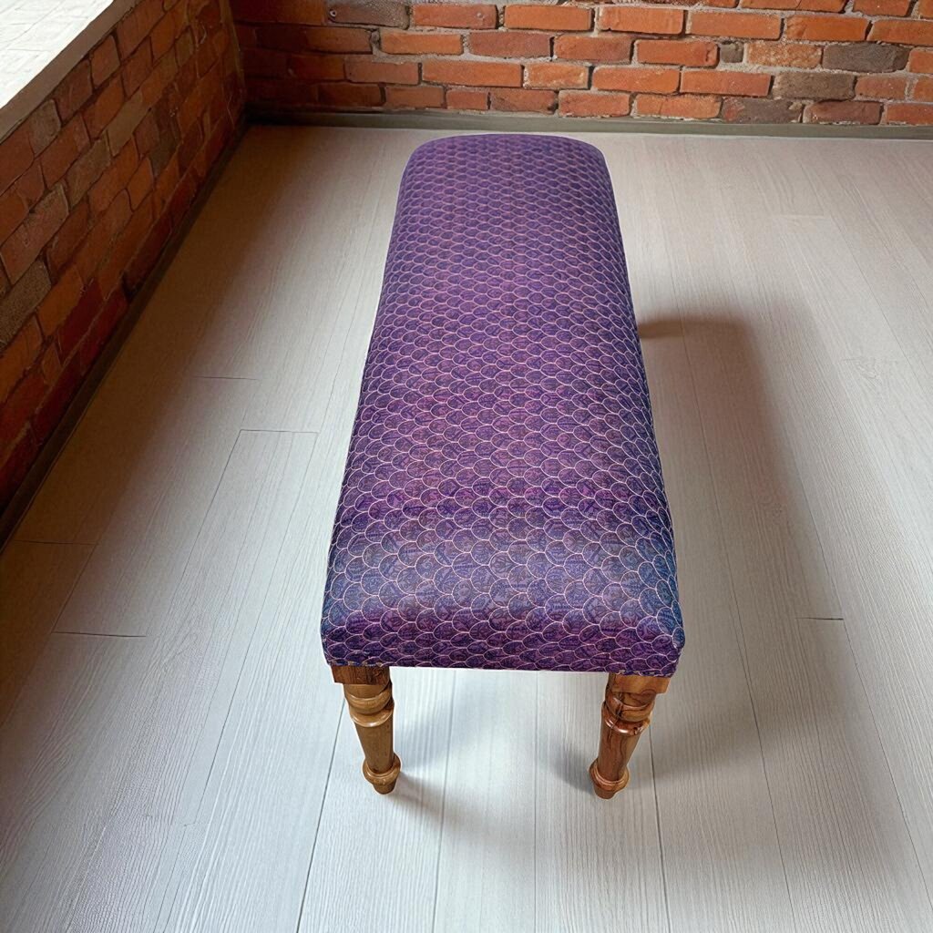 7141 New Upholstered Quilted Ottoman #Bench Furniture